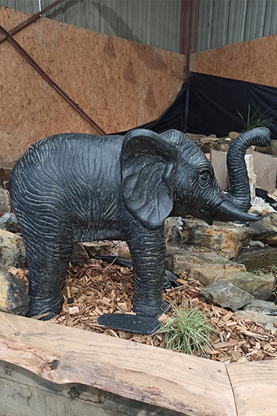 Décoration jardin - statue éléphant